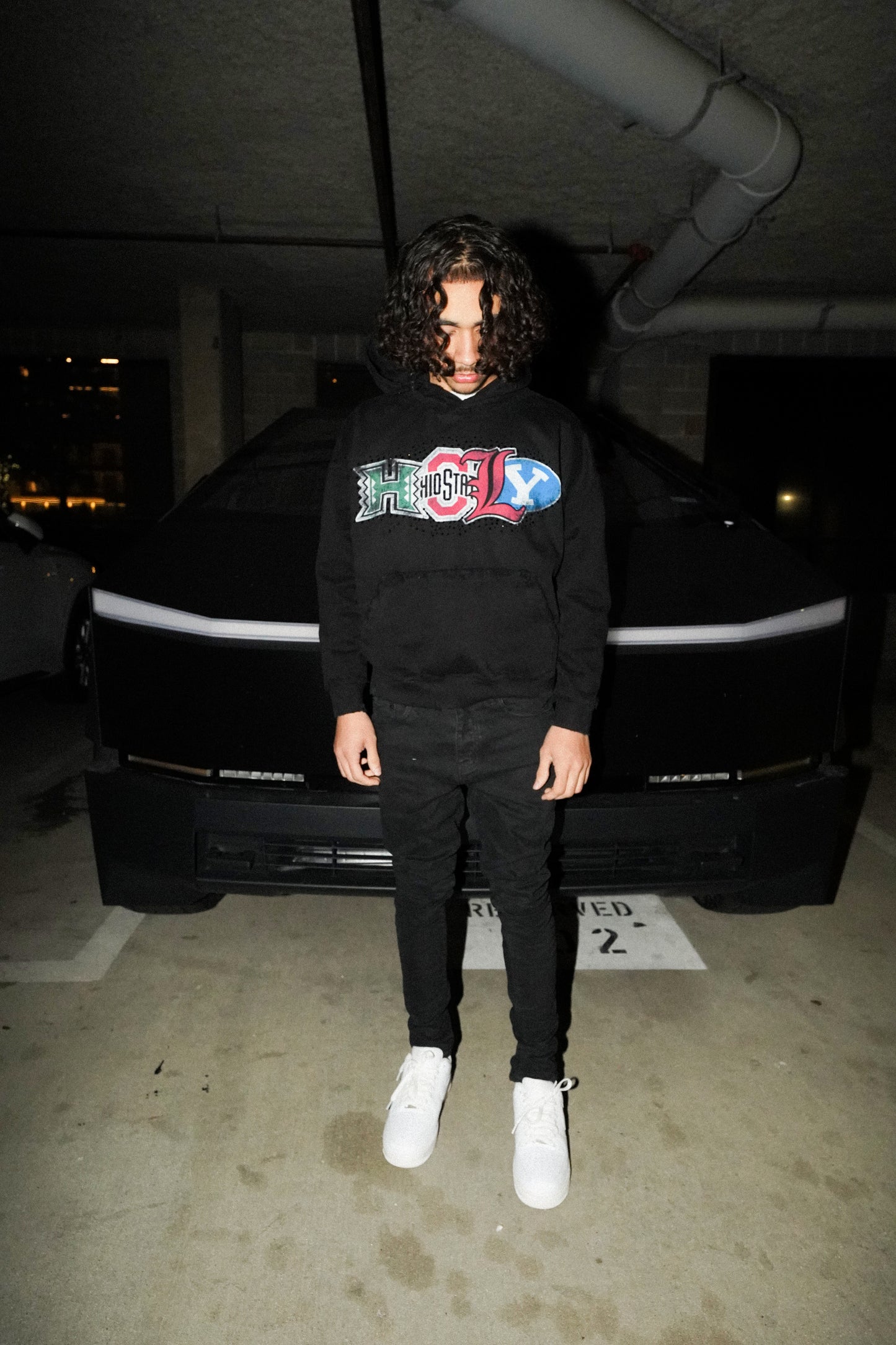 "HOLY" VARSITY HOODIE